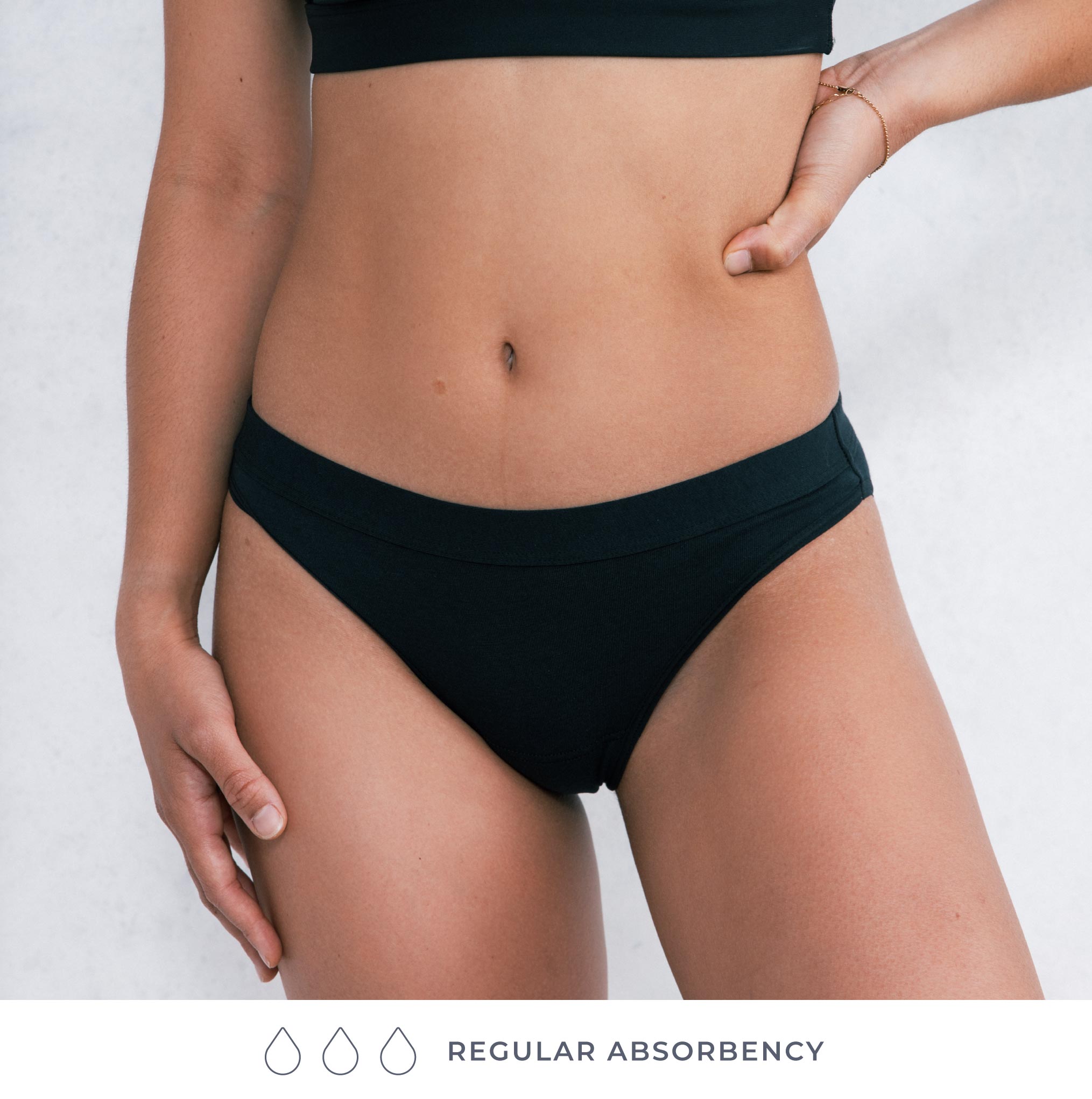 Leak Proof Cotton Bikini | Period Underwear | Saalt
