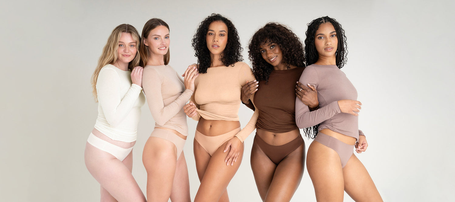 Seamless colors in skin shades