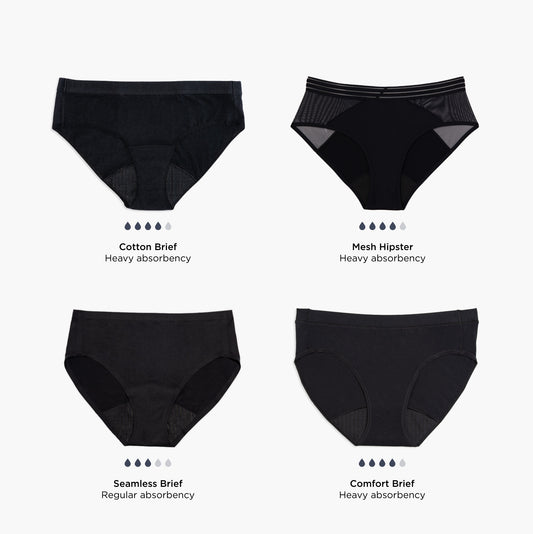 Adsorb Brief Dance Period Seamless Underwear ADB01