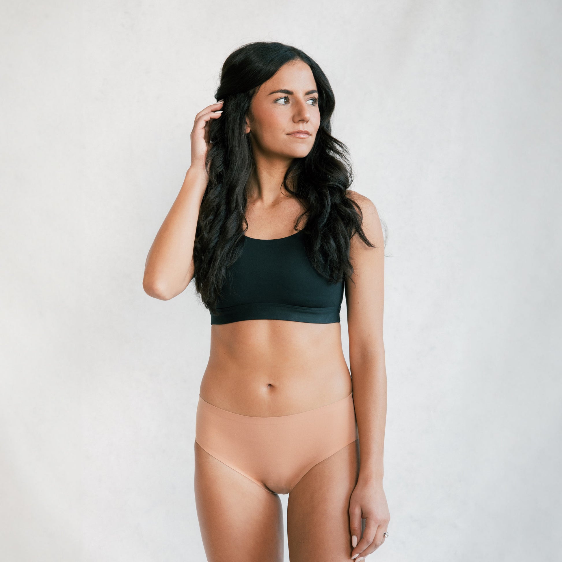 saalt Reusable Period Underwear - Comfortable, Thin, and Keeps You Dry from  All LeaksLace High Waist Brief, Medium, Quartz Blush