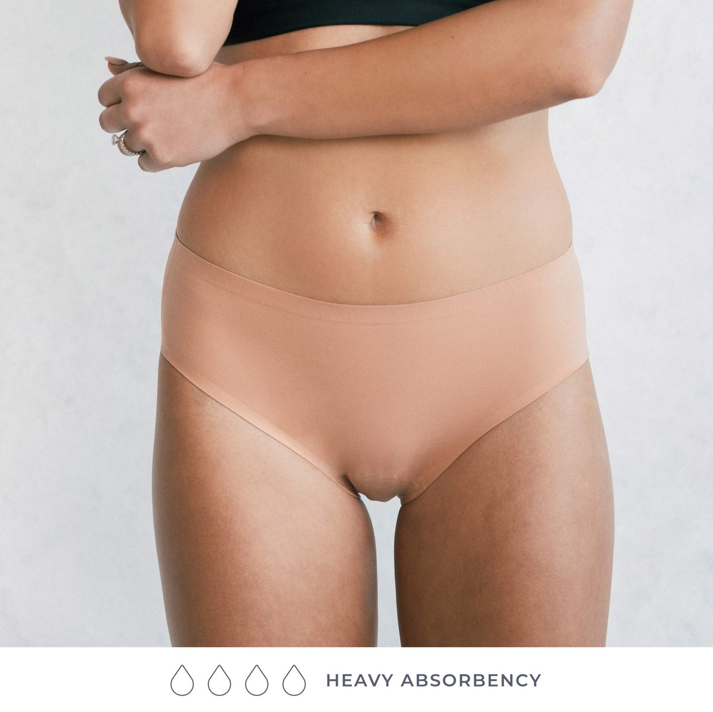 Saalt EveryWEAR Heavy Asorbency Brief Leak Proof Period Underwear, Medium -  CVS Pharmacy