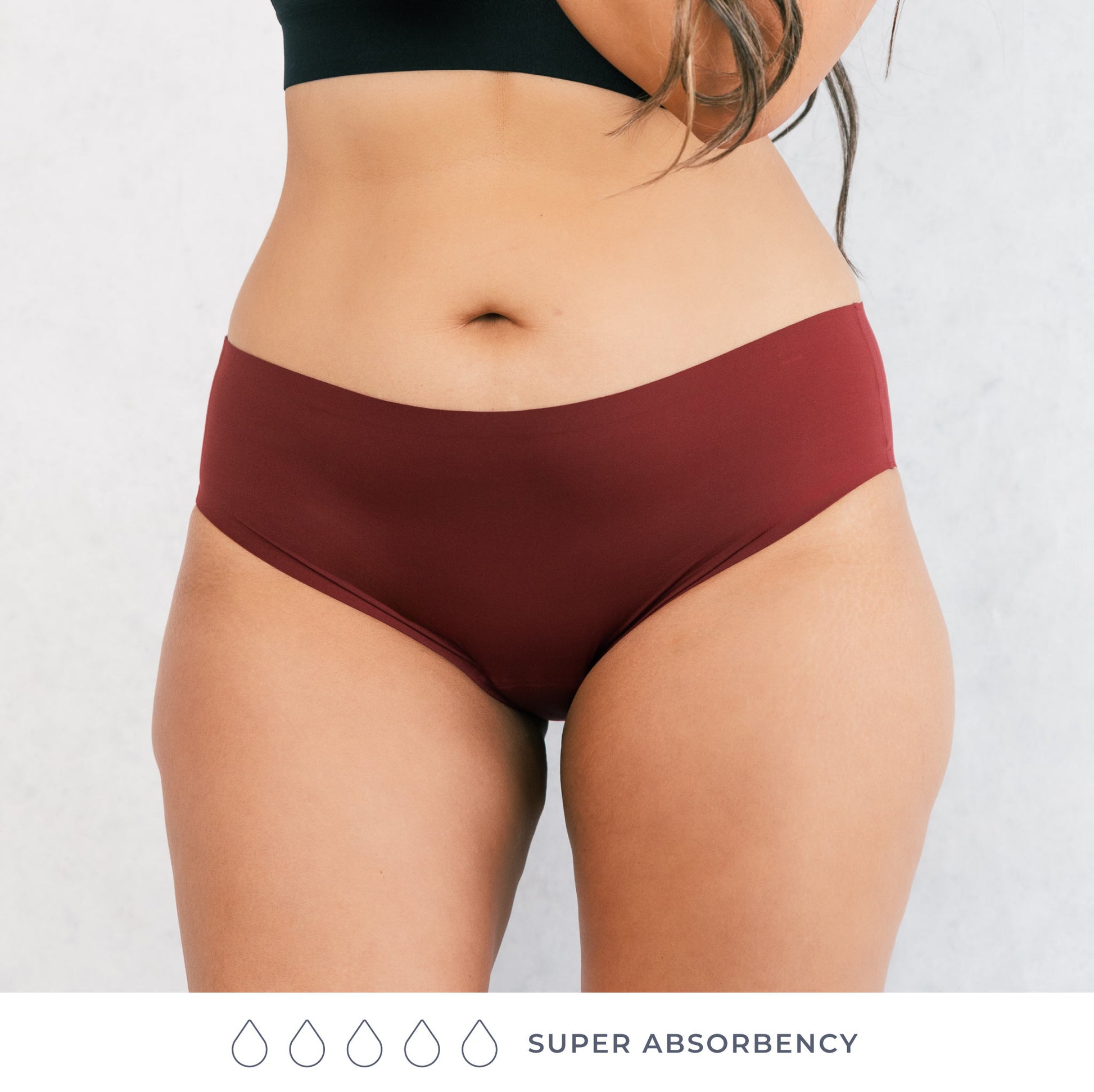 Seamless Period Underwear - Bikini Bliss | Sapphire