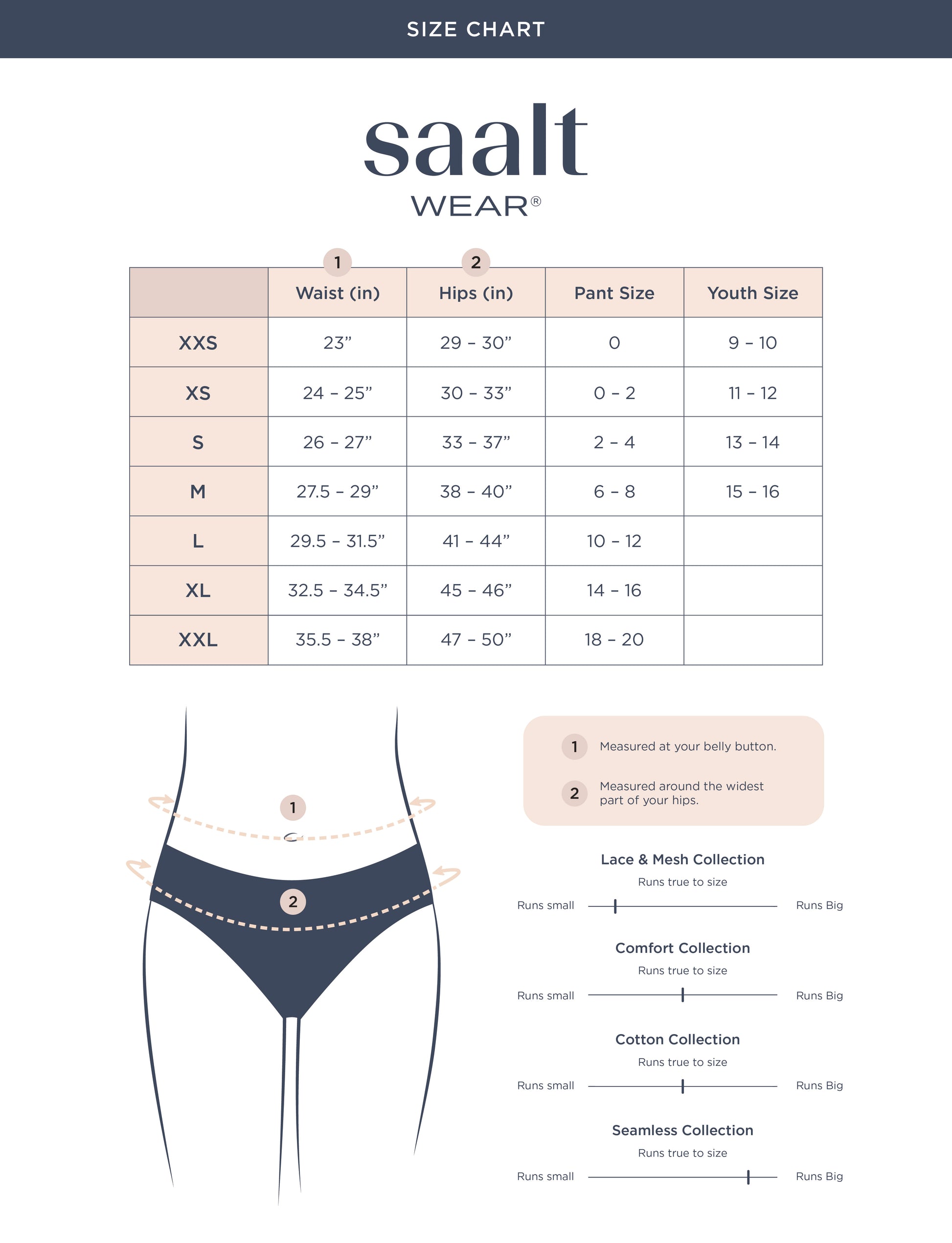 Saalt EveryWEAR Heavy Asorbency Brief Leak Proof Period Underwear, Medium -  CVS Pharmacy