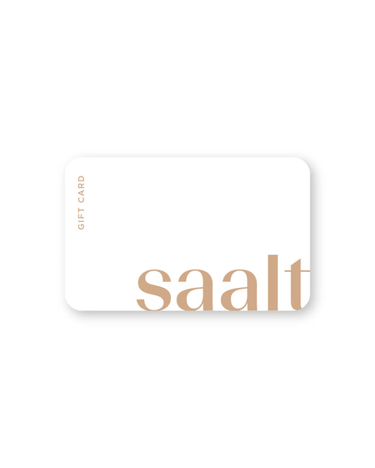 eGift Card for all Saalt sustainable products.