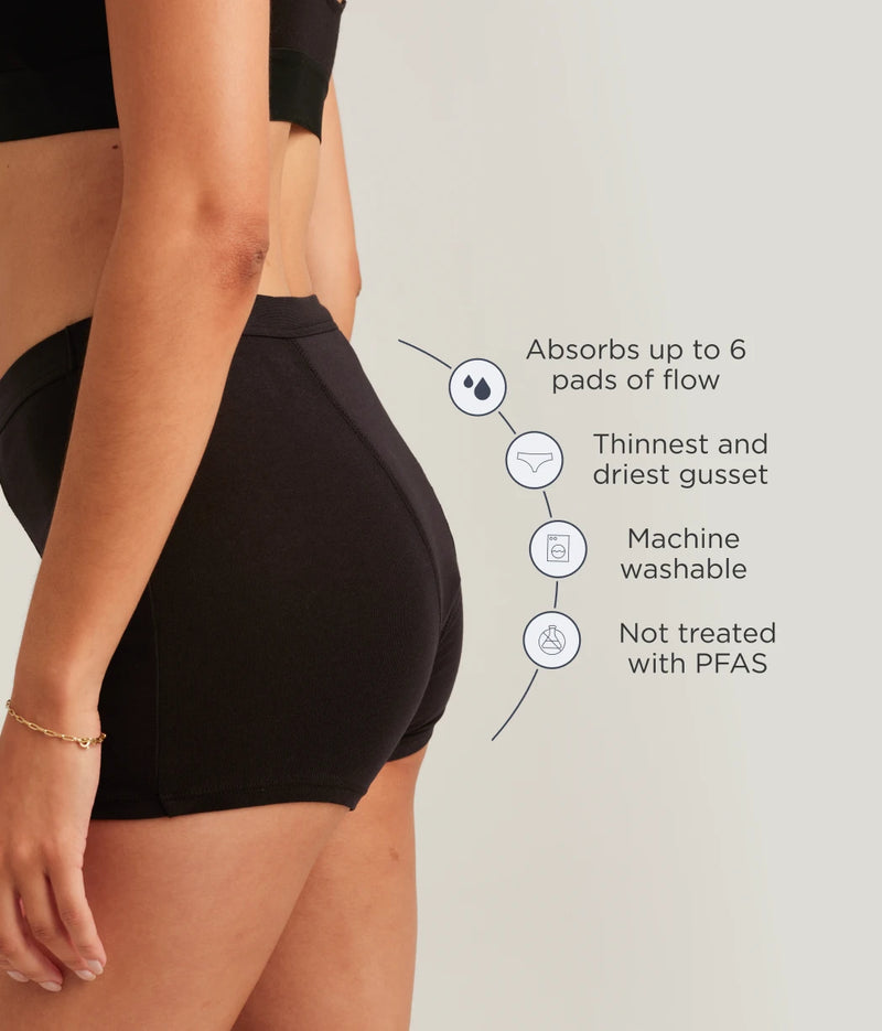 Leakproof Cotton Sleep Short custom image