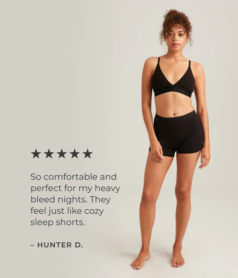 Leakproof Cotton Sleep Short custom image