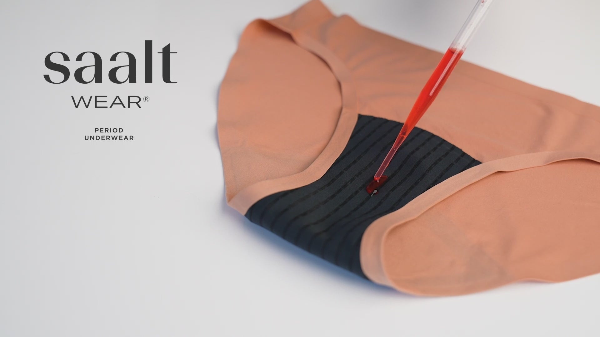 Saalt Leak Proof Period Underwear Regular Absorbency - Soft-stretch  European Lace High Waist Briefs - Quartz Blush - M : Target