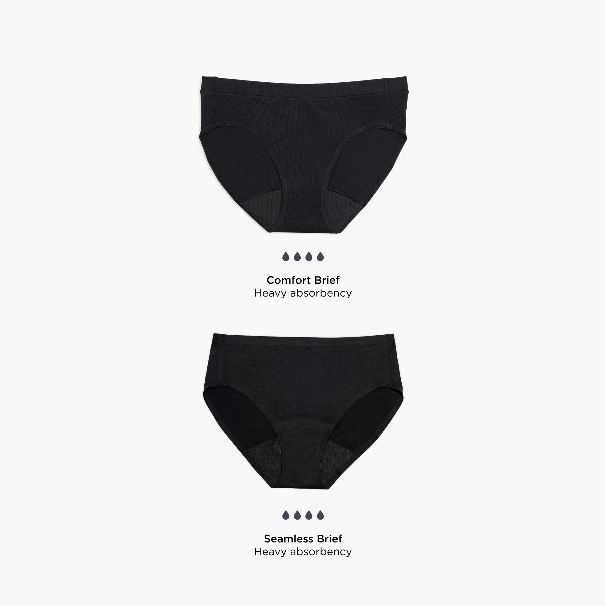Brief Lovers 4-Pack, Period Underwear, Saalt