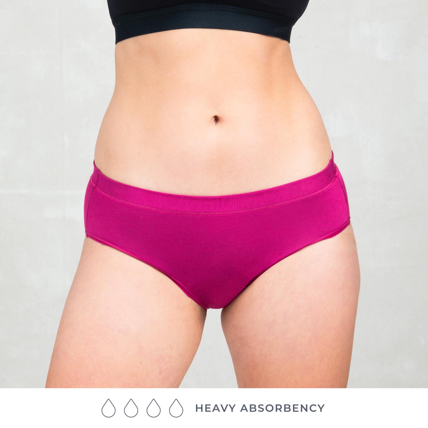 Saalt Leak Proof Period Underwear Light Absorbency - Super Soft Modal  Comfort Thong - Deep Marine - L : Target