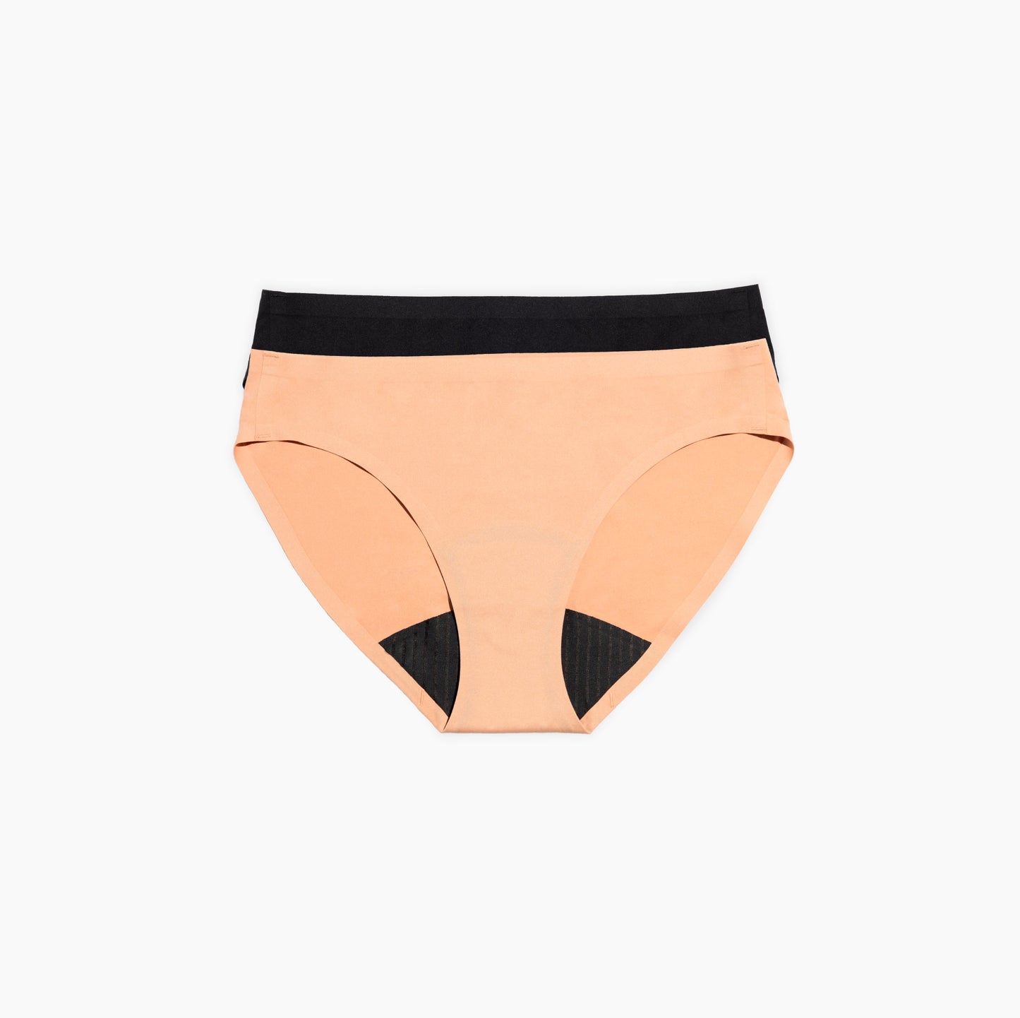 LEAKPROOF2.0 Seamless Bikini Period Underwear for Women | Period Panties  Holds 4 Tampons | Mild Incontinence Leak Proof Underwear (4XL/5XL, Black)