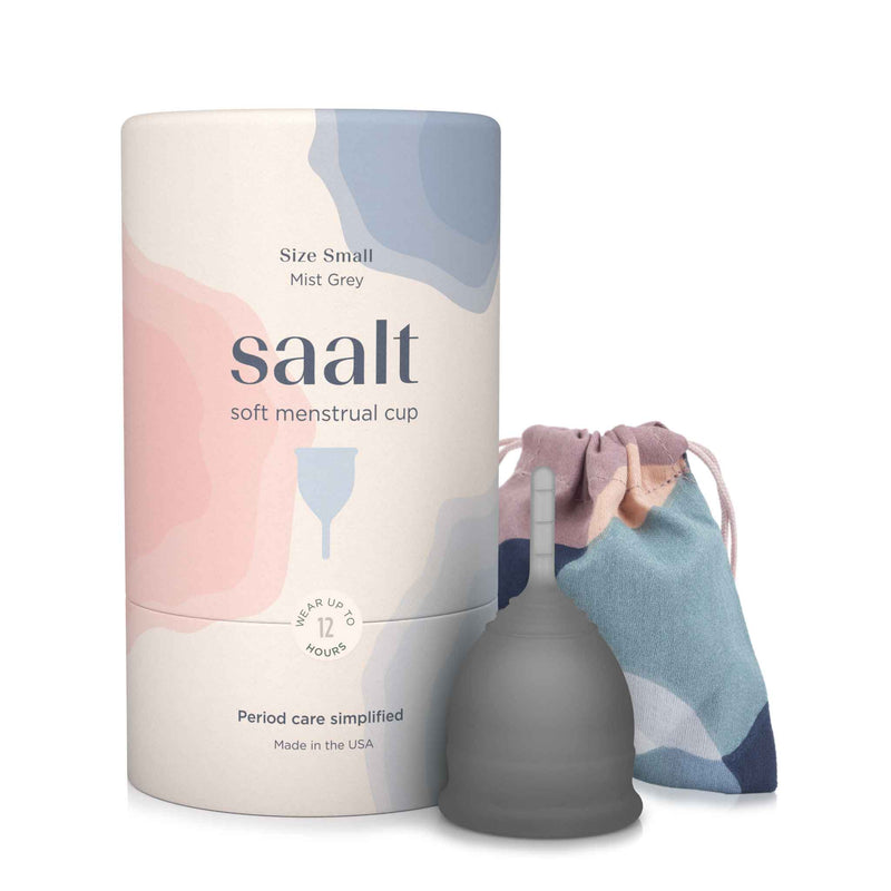 Menstrual cup and bag.