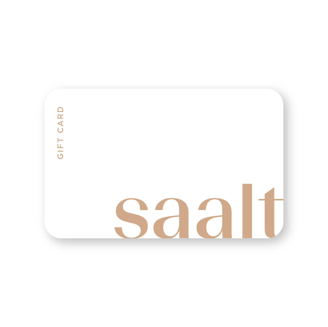 eGift Card for all Saalt sustainable products.